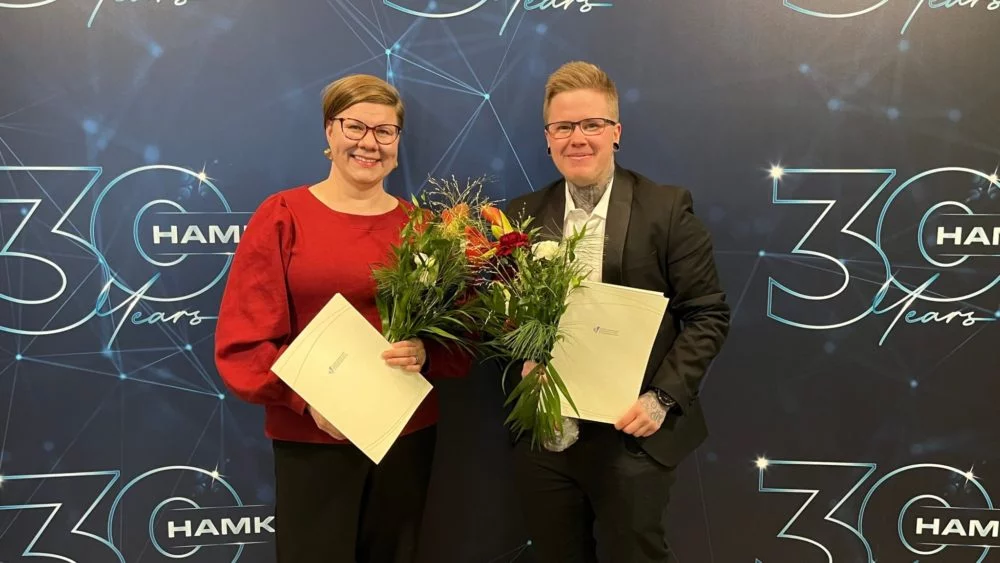 Mirka Nuutinen ja Miiro Pyysing