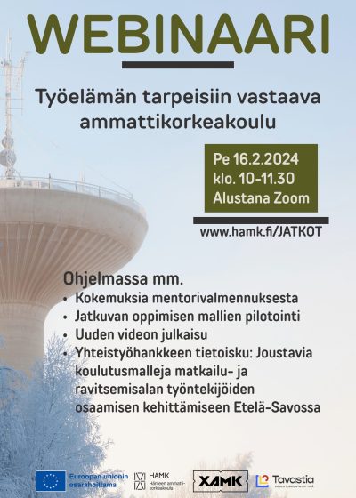 JATKOT-hankkeen webinaarikutsu