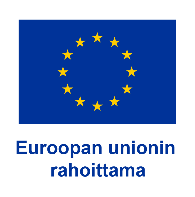 Euroopan unionin rahoittama -logo.