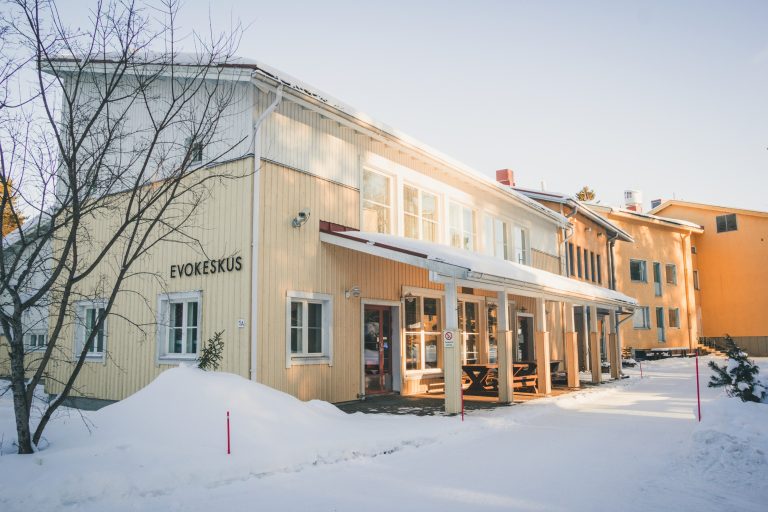 Evon kampus talvella