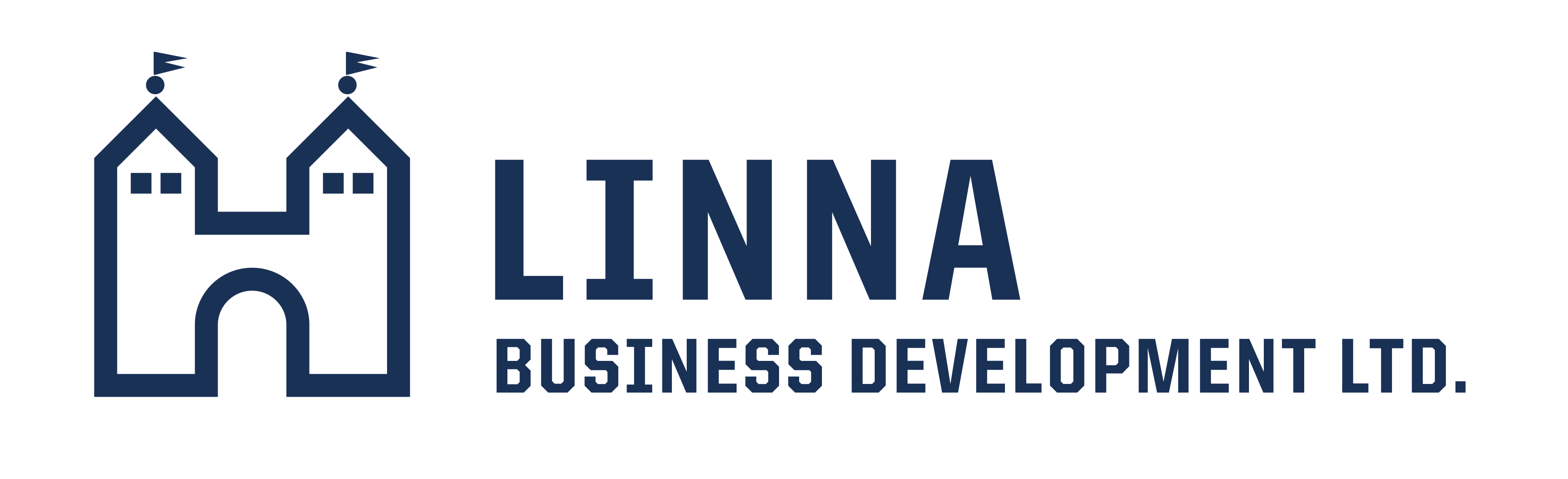 Linnan kehitys -logo, Linna Business development logo