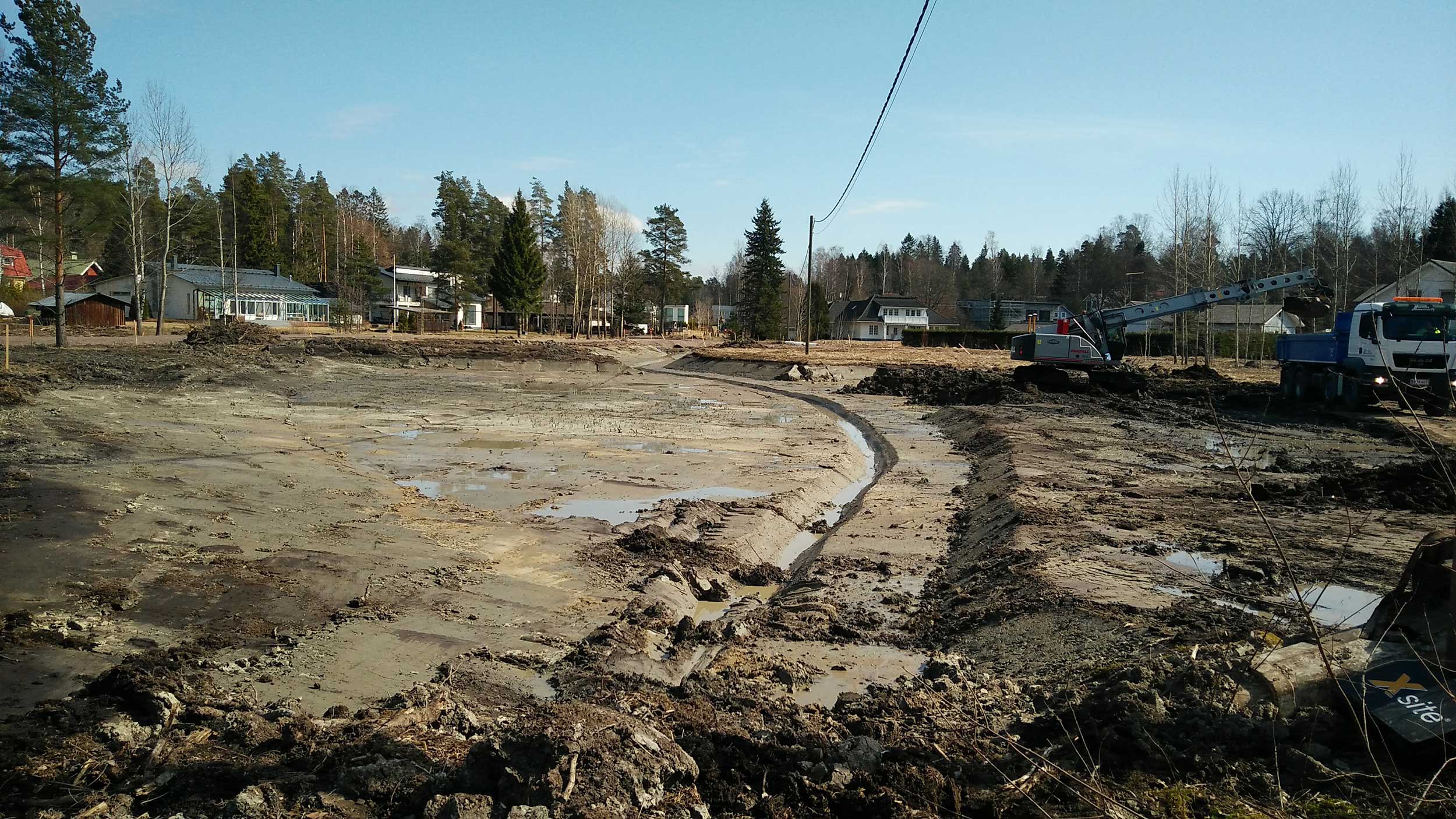 Muokattua maisemaa maisemarakennuttajalta