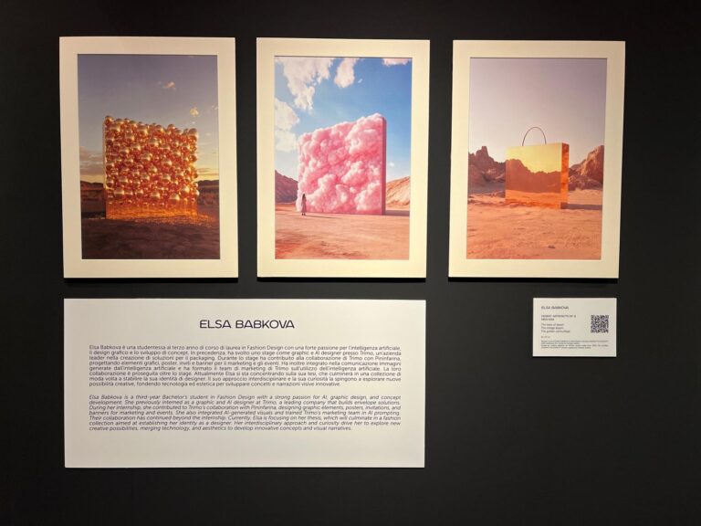 Elsa's trio of works.