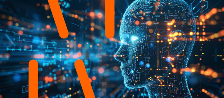 AI-hahmo tiedon virrassa