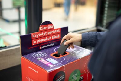 Kymmenen viikon pilotti kohti tehokkaampaa paristojen ja akkujen keräystä