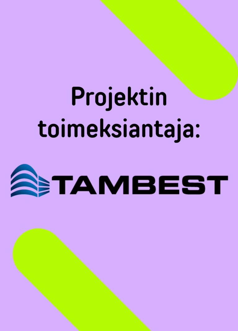 Tambes Oy:n logo HAMKin brändipohjalla