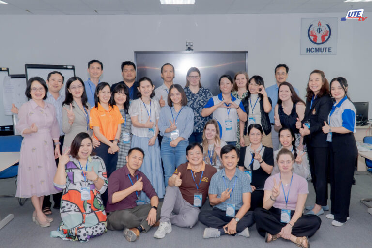 GreenEdAsia project team members in a class room during the kick-off