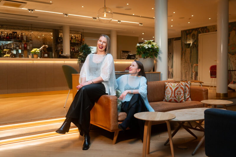 Young Finnish Designin Heidi Huovinen ja Elisa Luoto