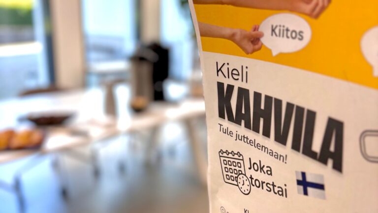 kielikahvila mainos